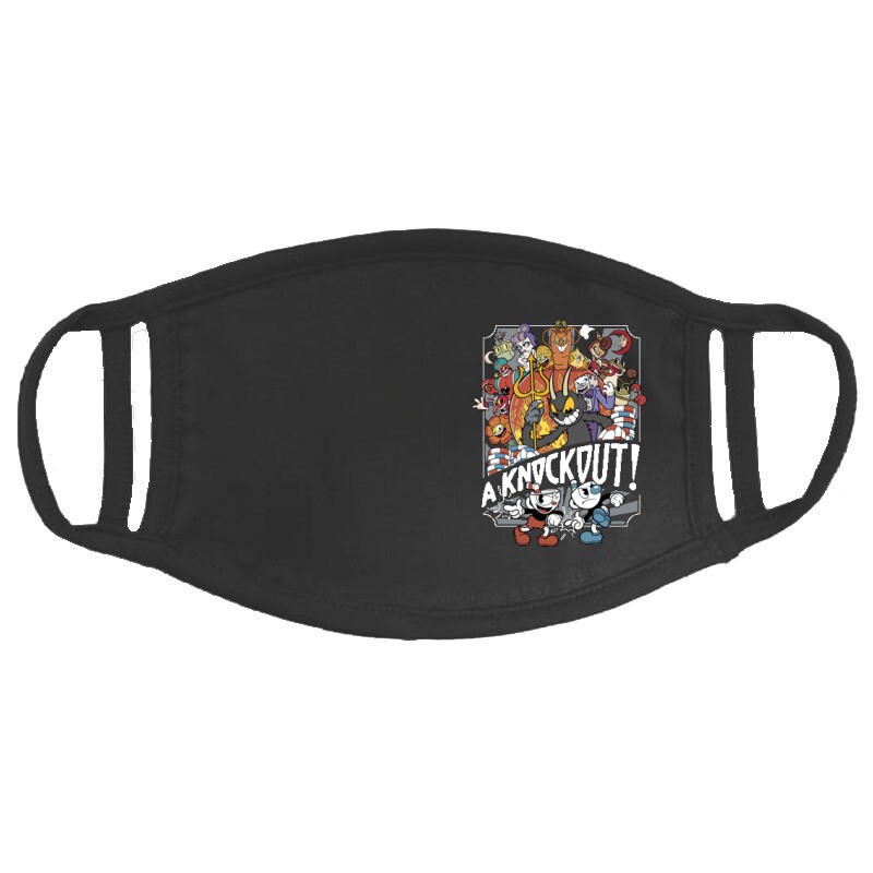 Knockout Cuphead Arcmaszk