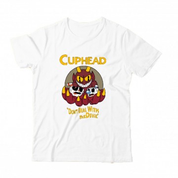 Cuphead Don't Deal With The Devil Gyermek Póló