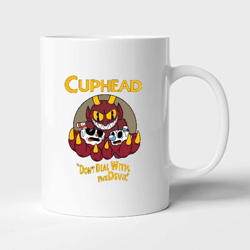 Cuphead Don't Deal With The Devil Bögre