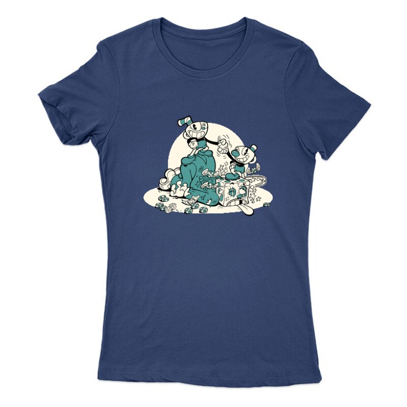 Knockout cartoon Női Póló