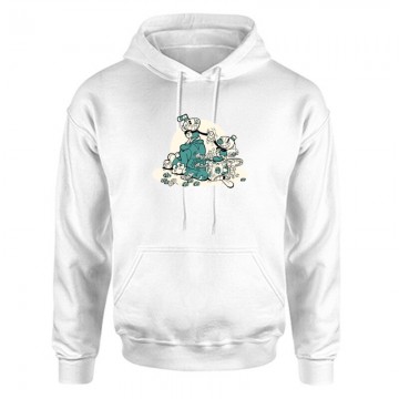 Knockout cartoon Unisex Kapucnis Pulcsi