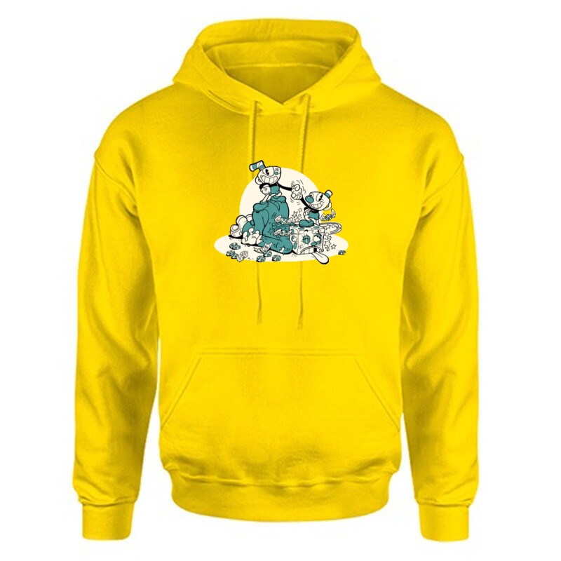 Knockout cartoon Unisex Kapucnis Pulcsi