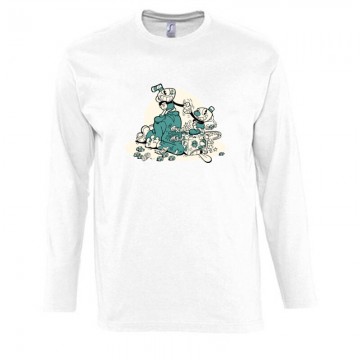 Knockout cartoon Hosszú Ujjú Póló