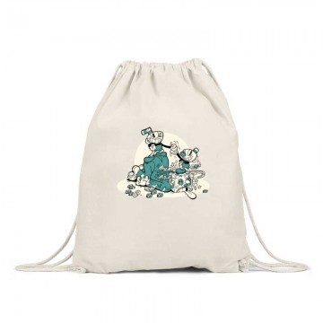 Knockout cartoon Hátizsák