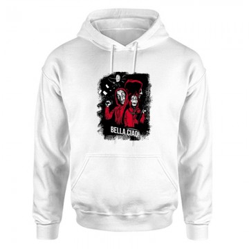 Bella Ciao Night Unisex Kapucnis Pulcsi