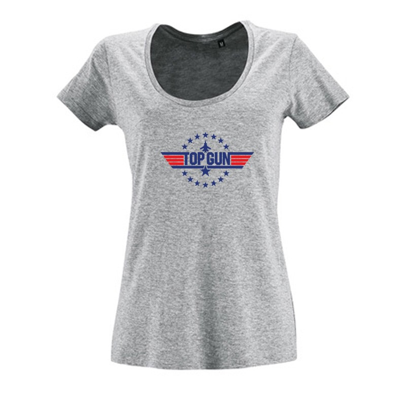 Top Gun stars Női O Nyakú Póló