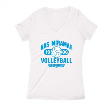 Nas Miramar VolleyBall Női V Kivágott póló