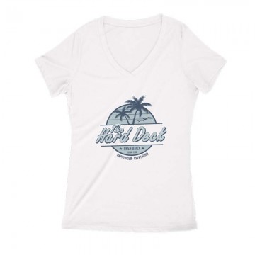 The Hard Deck Női V Kivágott póló