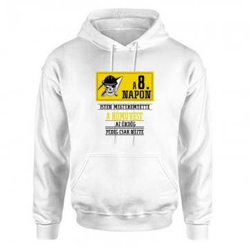 A 8. nap Unisex Kapucnis Pulcsi