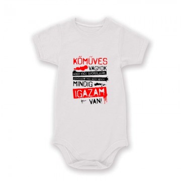 Kőműves vagyok mindig igazam van Baby Body