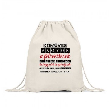 Kőműves vagyok mindig igazam van 2 Hátizsák