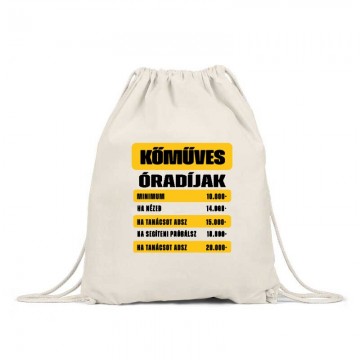 Kőműves óradíjak Hátizsák