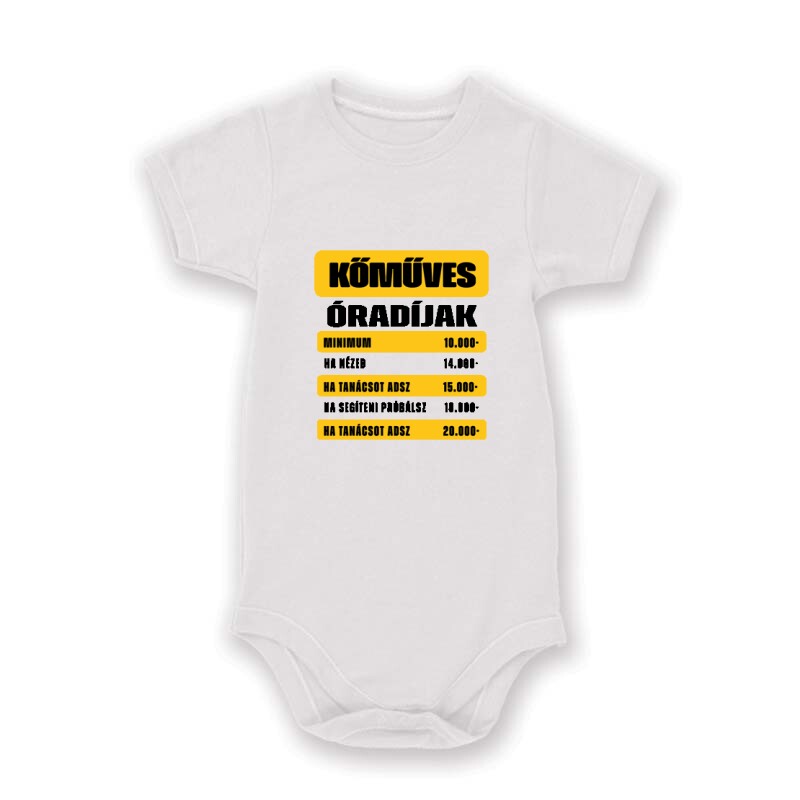 Kőműves óradíjak Baby Body