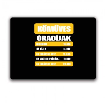 Kőműves óradíjak Egérpad