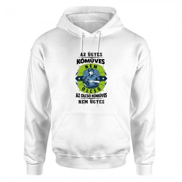 Az ügyes kőműves nem olcsó Unisex Kapucnis Pulcsi