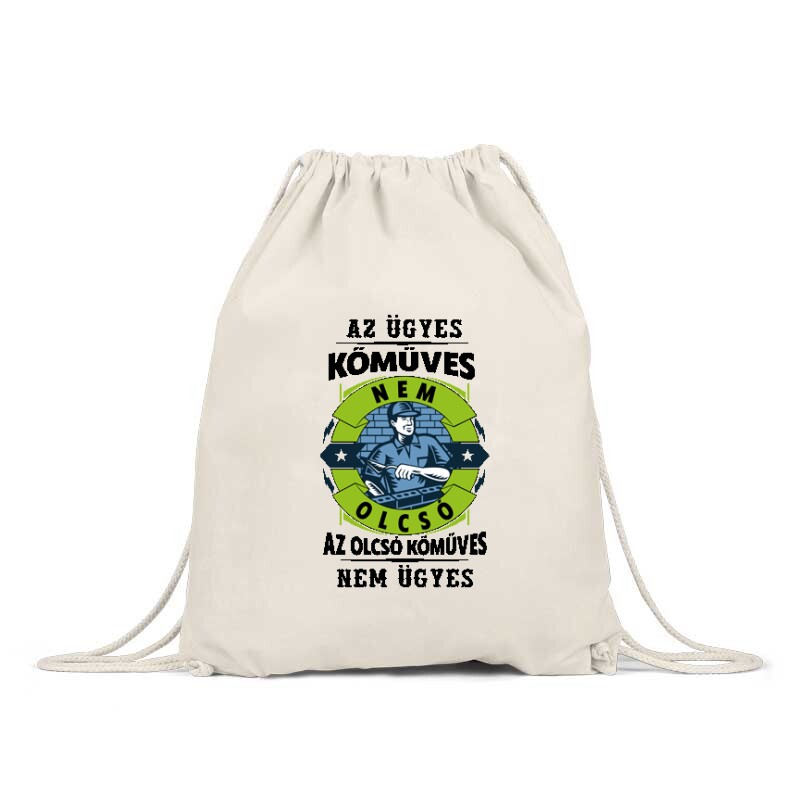 Az ügyes kőműves nem olcsó Hátizsák