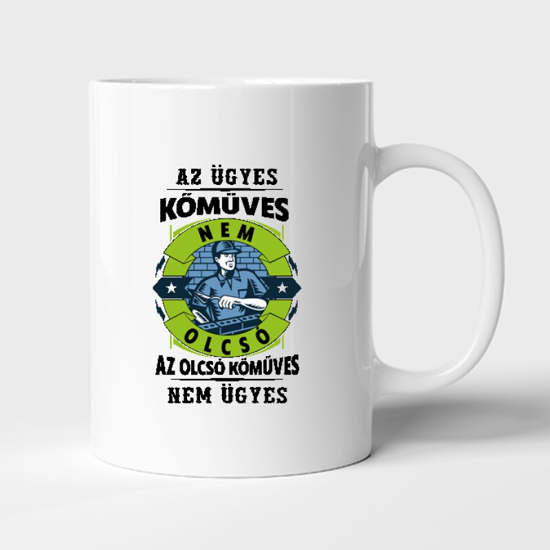 Az ügyes kőműves nem olcsó Bögre