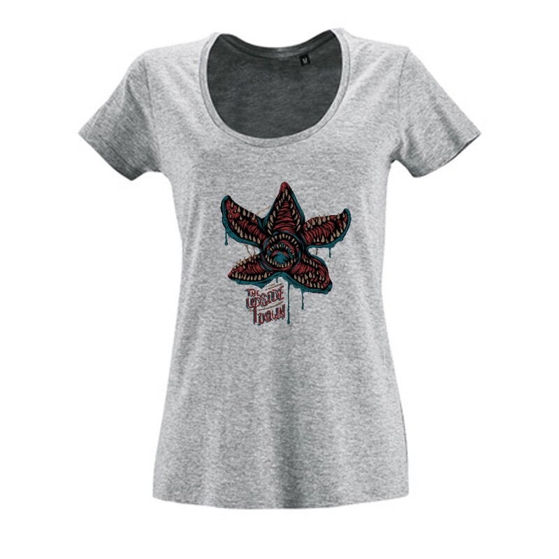 Demogorgon Up Side Down Női O Nyakú Póló