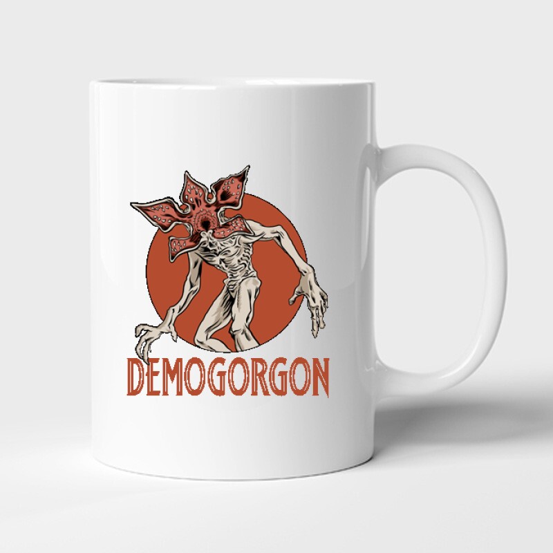 Demogorgon retro Bögre