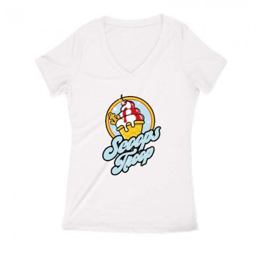 Scoops Troop Női V Kivágott póló