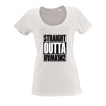 Straight outta Hawkins Női O Nyakú Póló