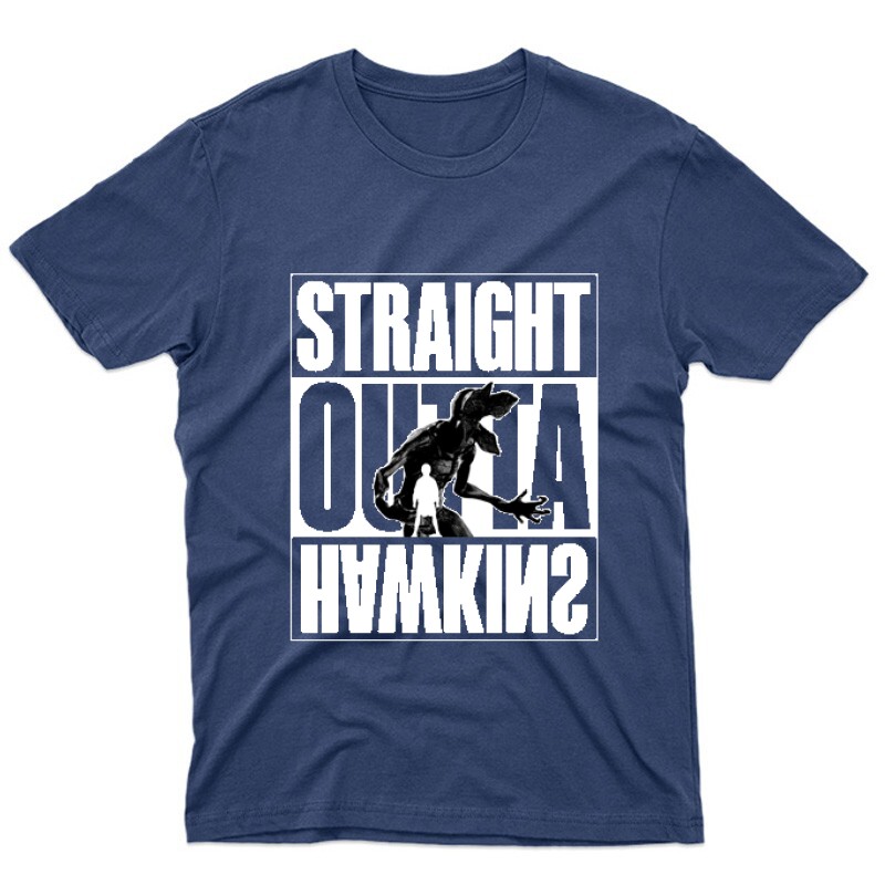 Straight outta Hawkins Demogorgon Unisex Póló