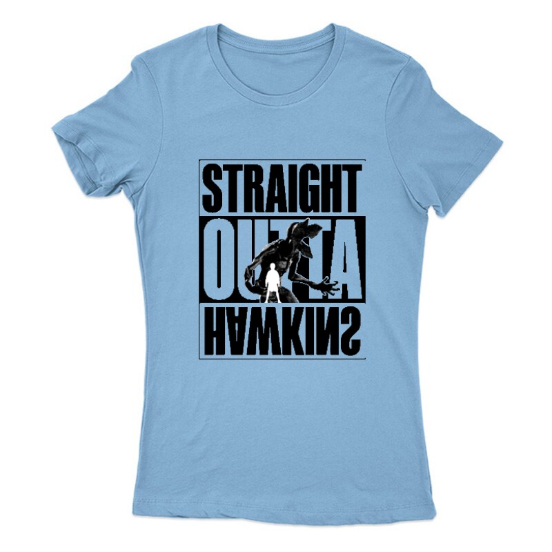Straight outta Hawkins Demogorgon Női Póló