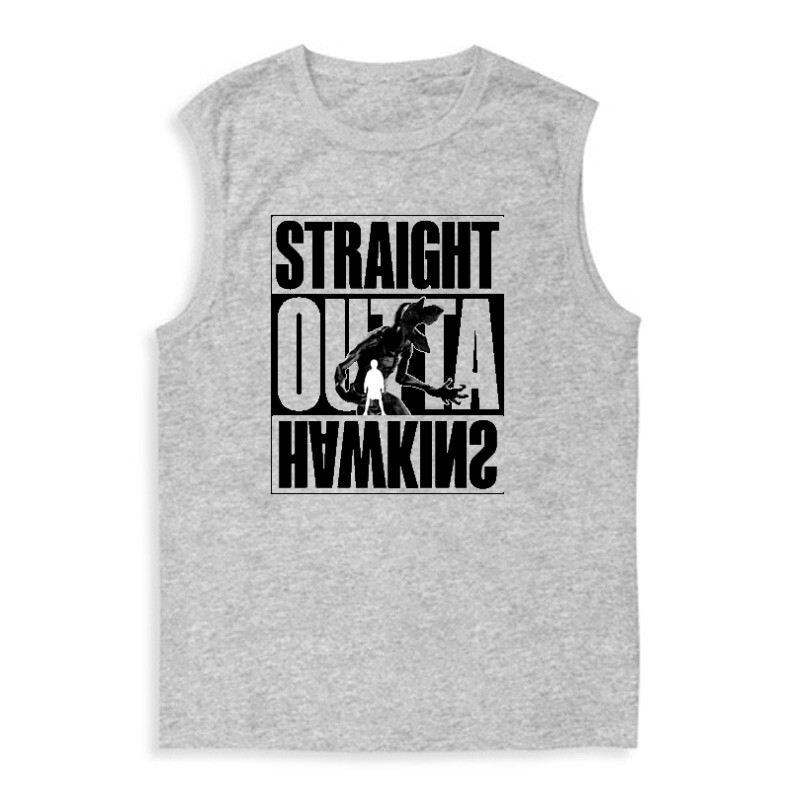 Straight outta Hawkins Demogorgon Férfi Trikó