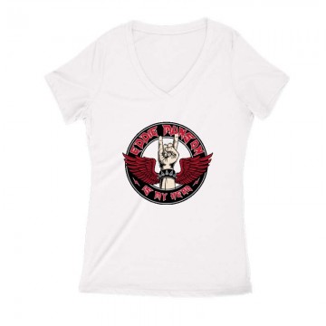 Is My Hero Eddie Munson Női V Kivágott póló