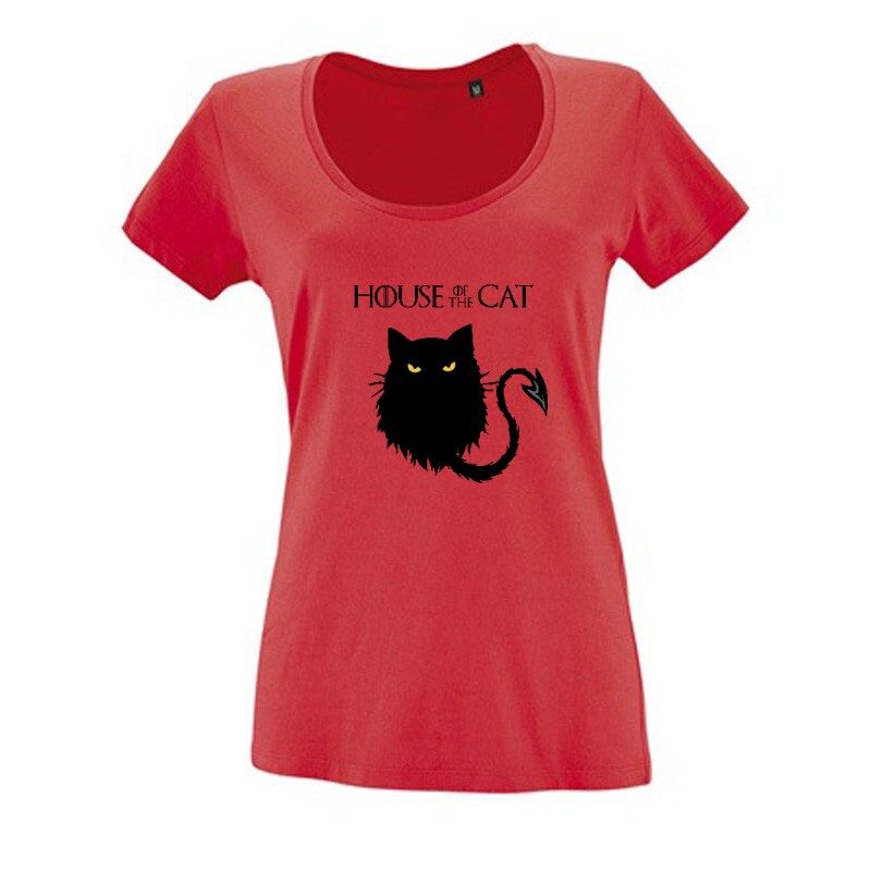 House of the cat Női O Nyakú Póló