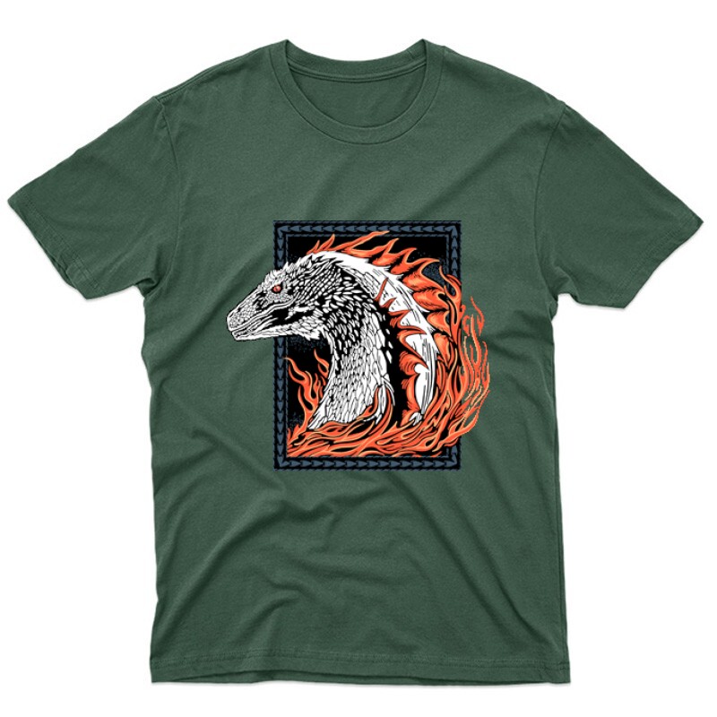 Frame of the dragon Unisex Póló