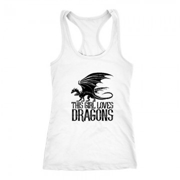 This Girl Loves Dragon Női Trikó