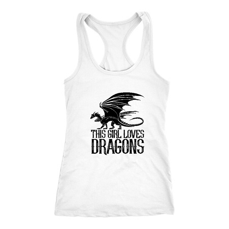 This Girl Loves Dragon Női Trikó