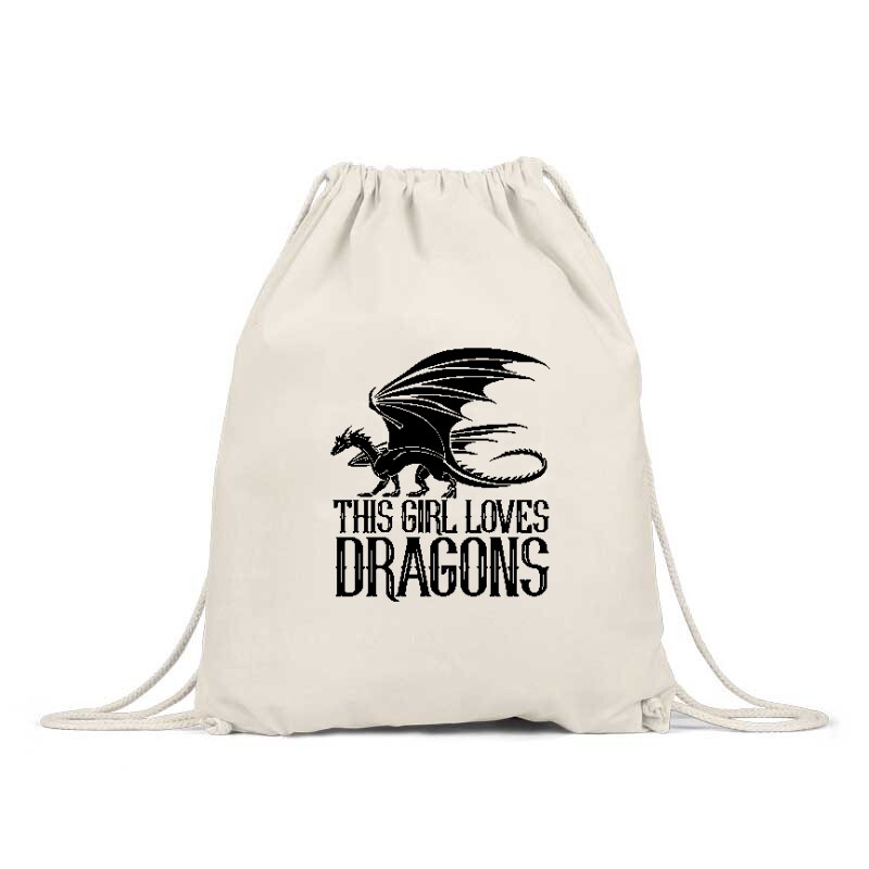 This Girl Loves Dragon Hátizsák