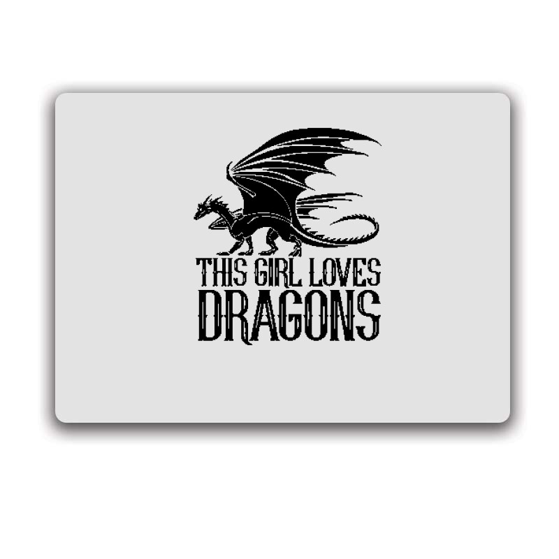 This Girl Loves Dragon Egérpad