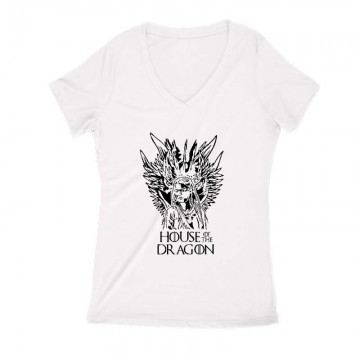 Rhaenyra Targaryen Női V Kivágott póló