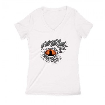 Dragon eye Női V Kivágott póló