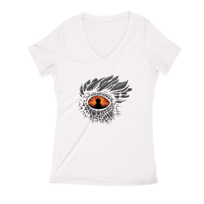 Dragon eye Női V Kivágott póló