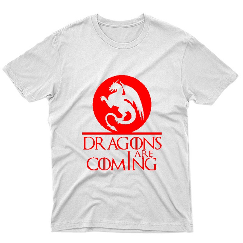 Dragons are coming Unisex Póló