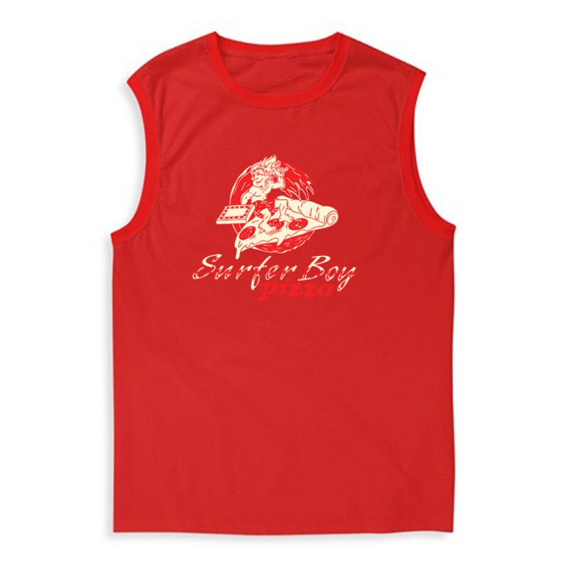 Surfer boy pizza Férfi Trikó