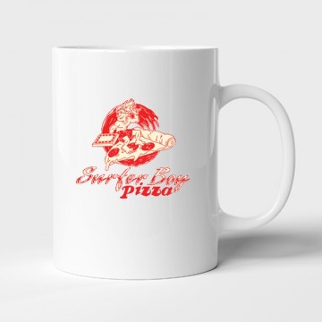 Surfer boy pizza Bögre