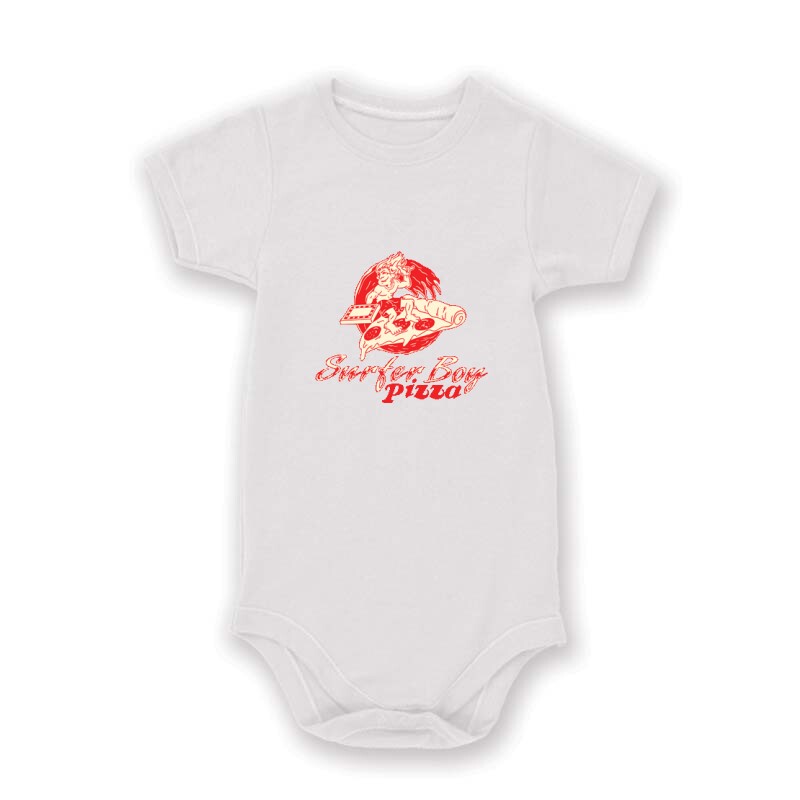 Surfer boy pizza Baby Body