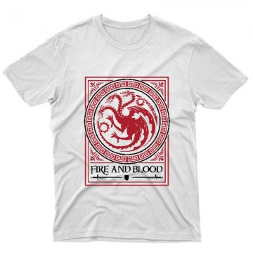 Fire and Blood Unisex Póló