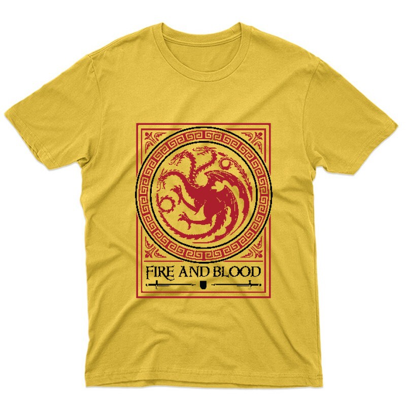 Fire and Blood Unisex Póló