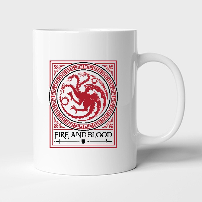 Fire and Blood Bögre