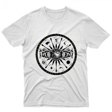 Sárkányok háza Crown vintage Unisex Póló