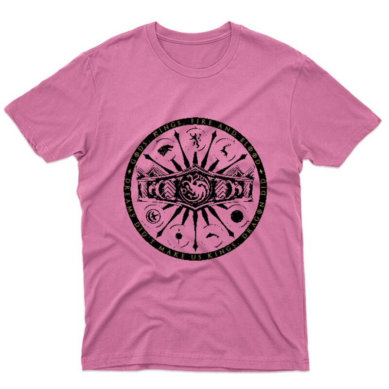 Sárkányok háza Crown vintage Unisex Póló