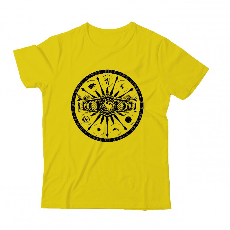 Sárkányok háza Crown vintage Gyermek Póló