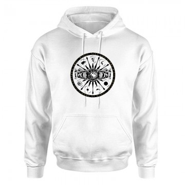 Sárkányok háza Crown vintage Unisex Kapucnis Pulcsi