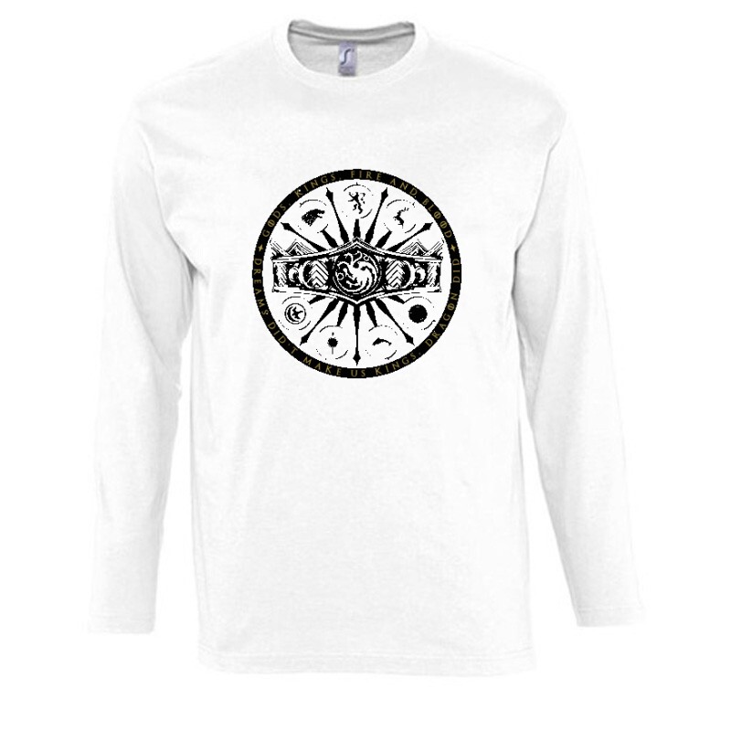 Sárkányok háza Crown vintage Hosszú Ujjú Póló